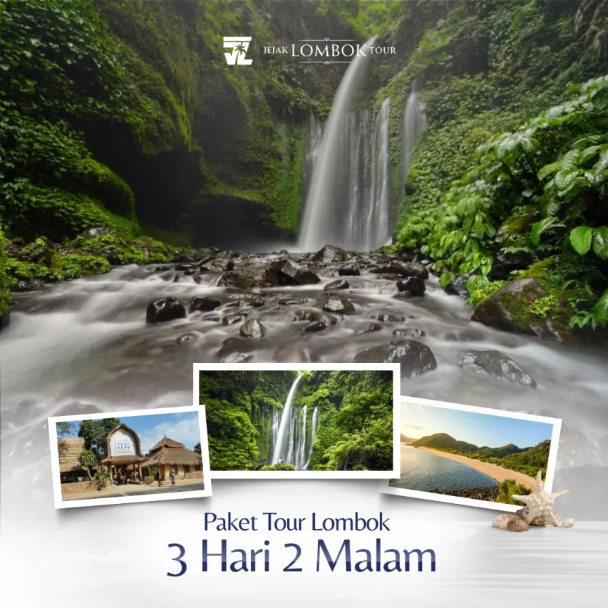 Paket Tour Lombok 3 Hari 2 Malam - Paket A