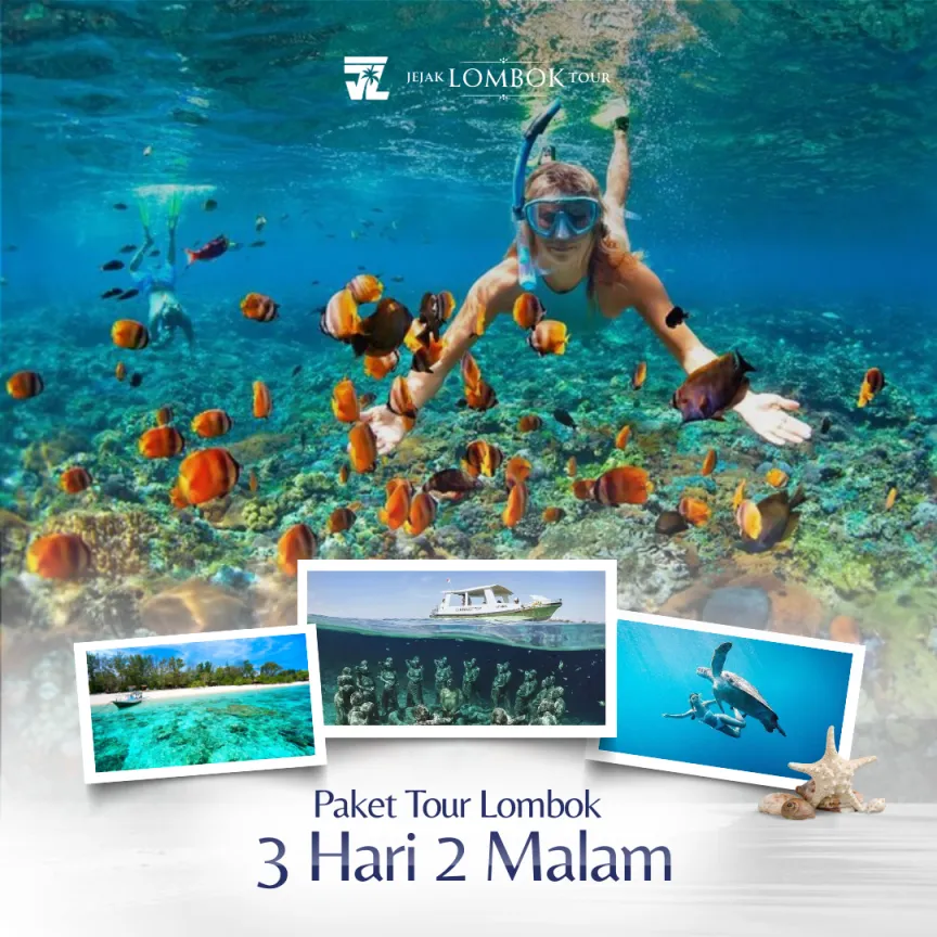 Paket Tour Lombok 3 Hari 2 Malam - Paket C